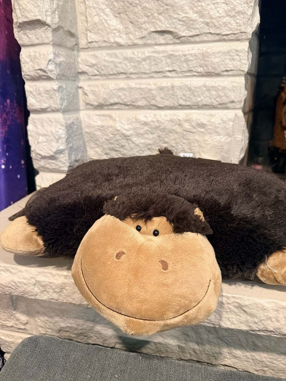 Pillow Pets Silly Monkey Plush Folding Stuffed Animal Pillow